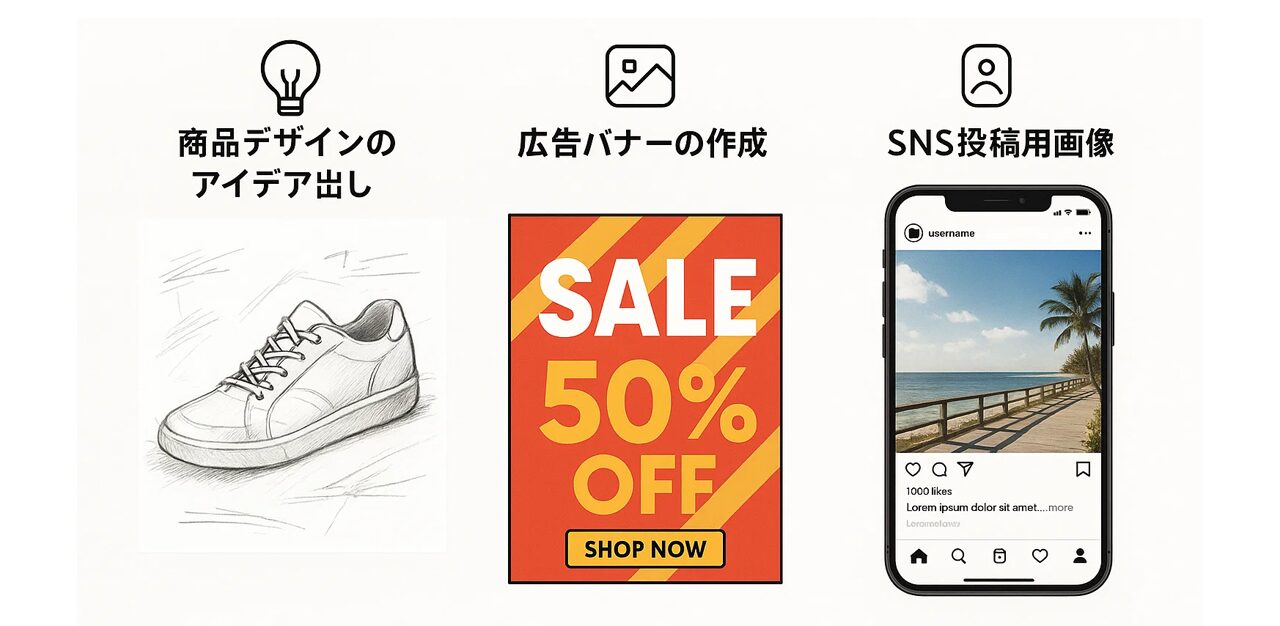 画像生成AIの活用例