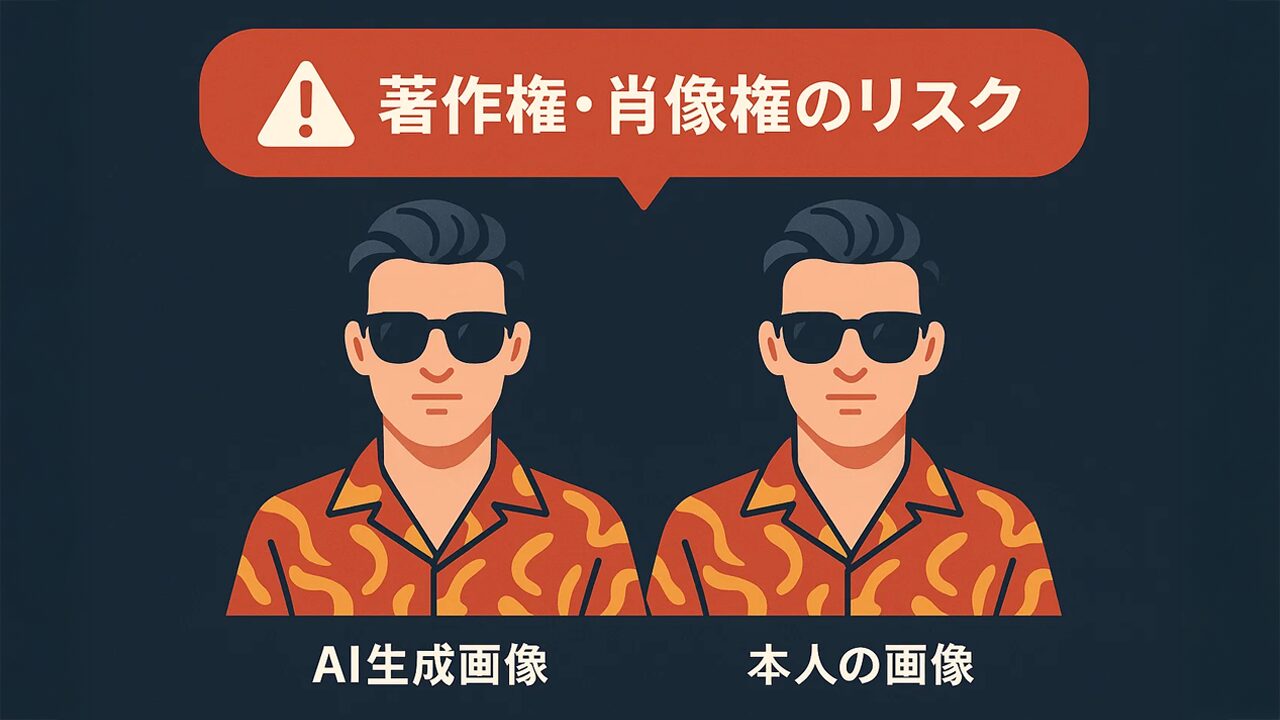 AI生成画像の著作権や肖像権