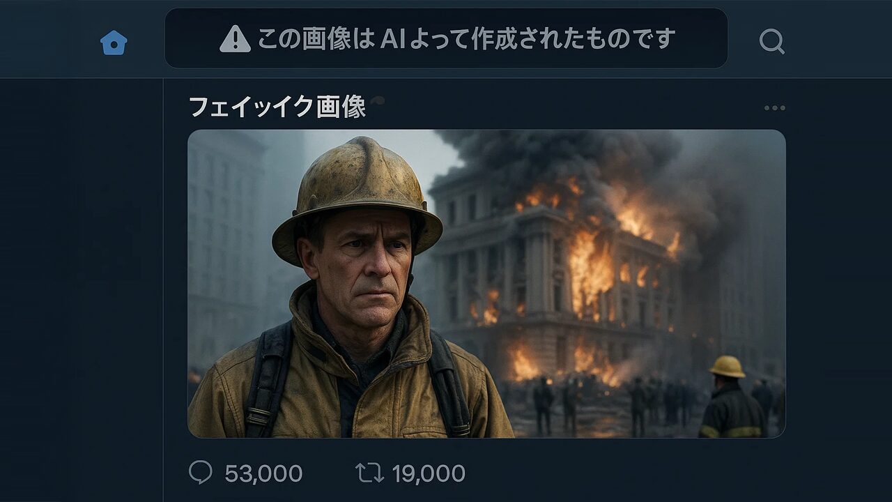 フェイク画像の拡散リスク